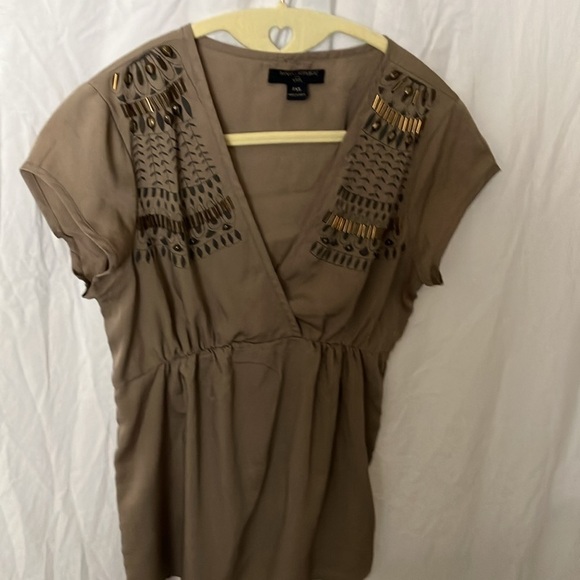 Banana Republic: Lightweight Geometric pattern top- PXS - Picture 14 of 16